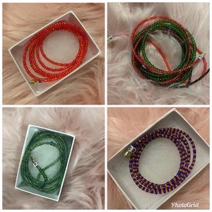 2 Waist beads per order! Sz Small, Med and Large